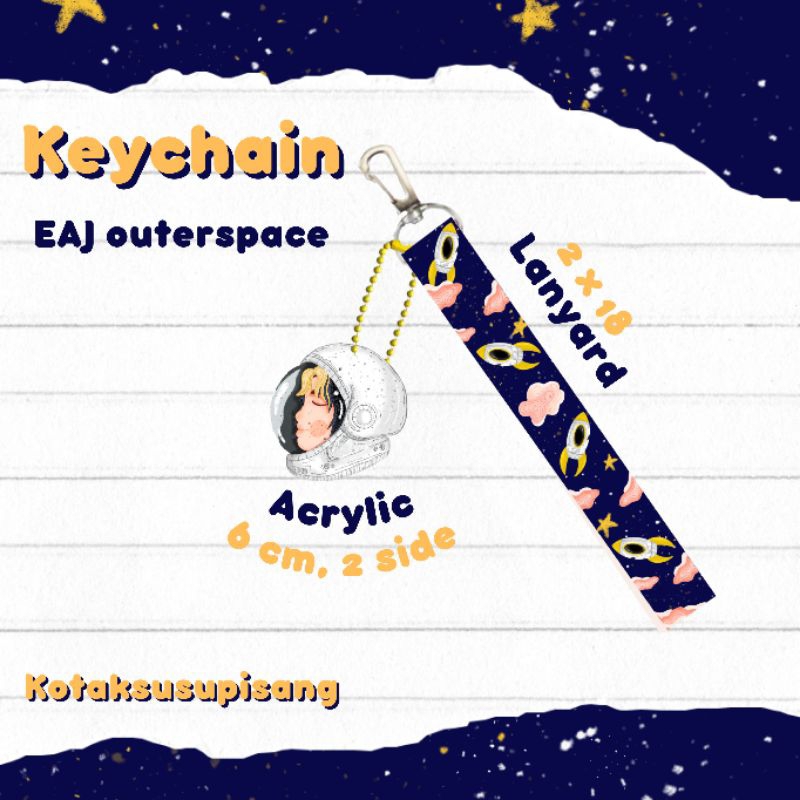 Keychain EAJ Outerspace