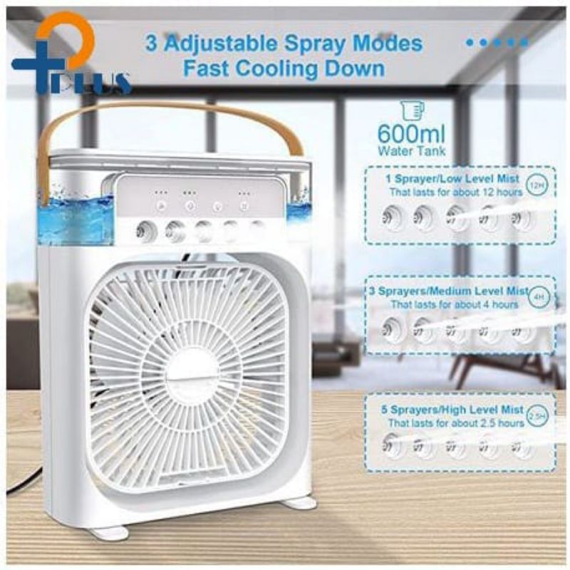 [ PPLUS ] Kipas Angin Pendingin Mini AC Portable Air Cooler Mobil Dan Ruangan  /Kipas  Angin AC Humidifier PORTABLE AIR