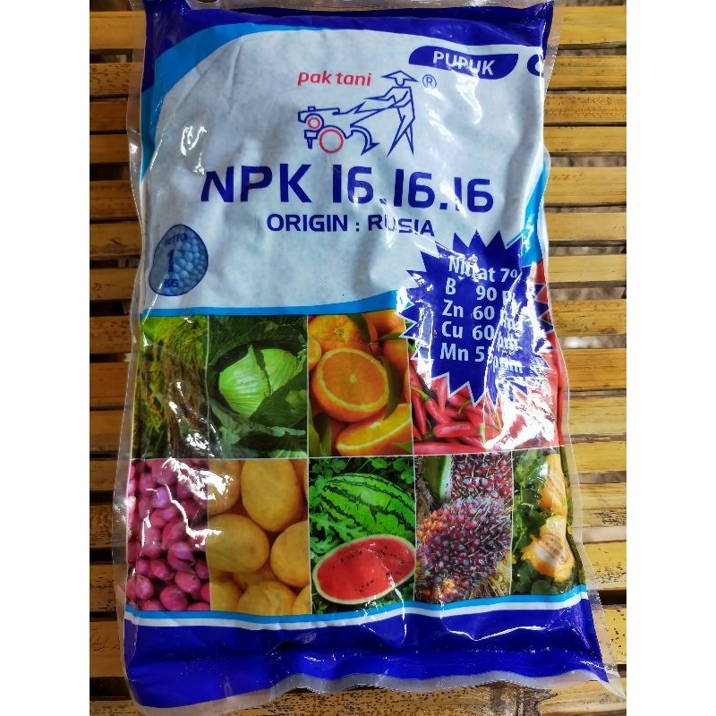 Pupuk NPK 16.16.16 Origin Rusia 1KG