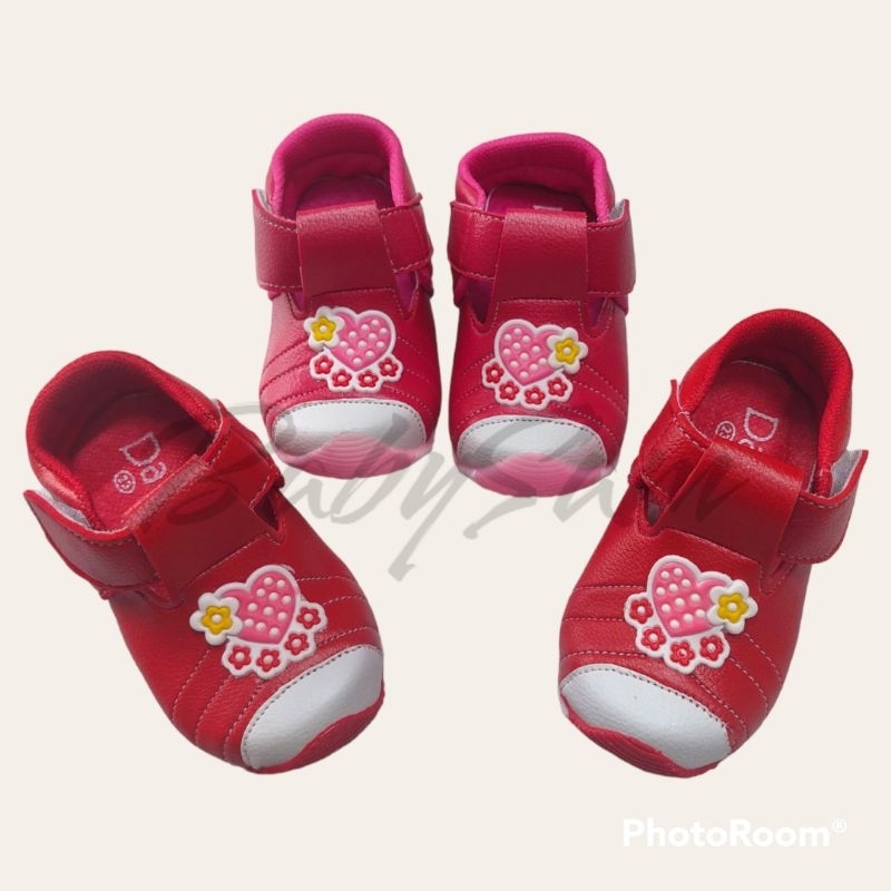 SEPATU BAYI PREWALKER 3-18BULAN MOTIF CEWEK DAN COWOK || SEPATU ANTI SELIP ANAK MERK DAMAR