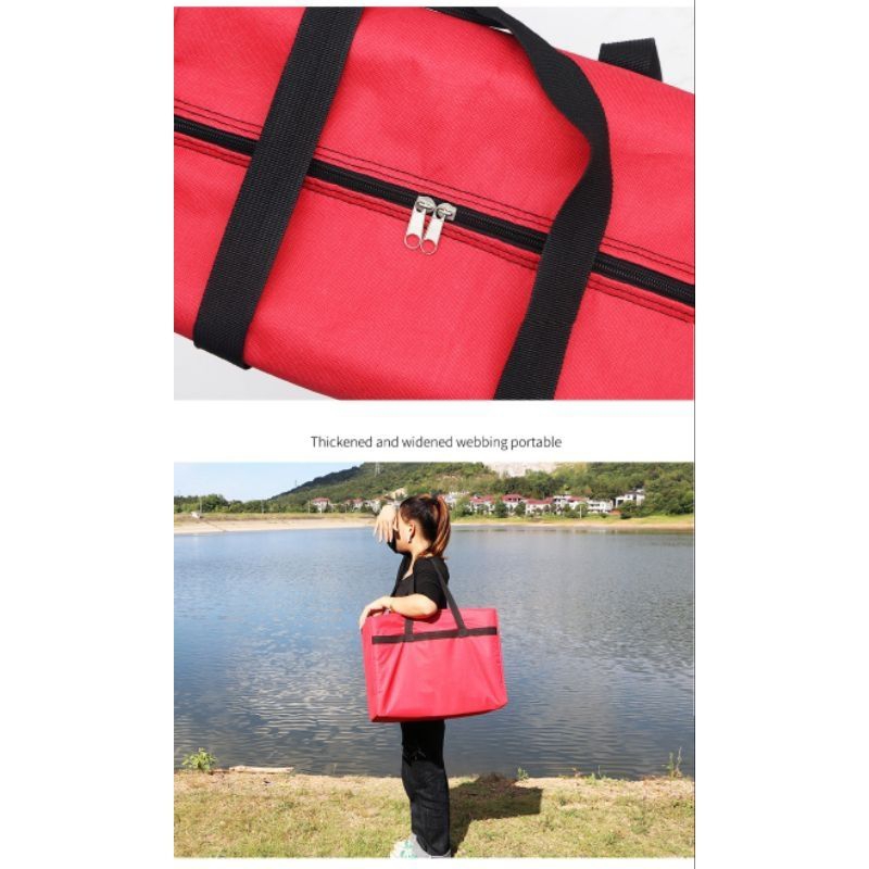 tas box penyimpanan makanan waterproof aluminium foil double Zipper