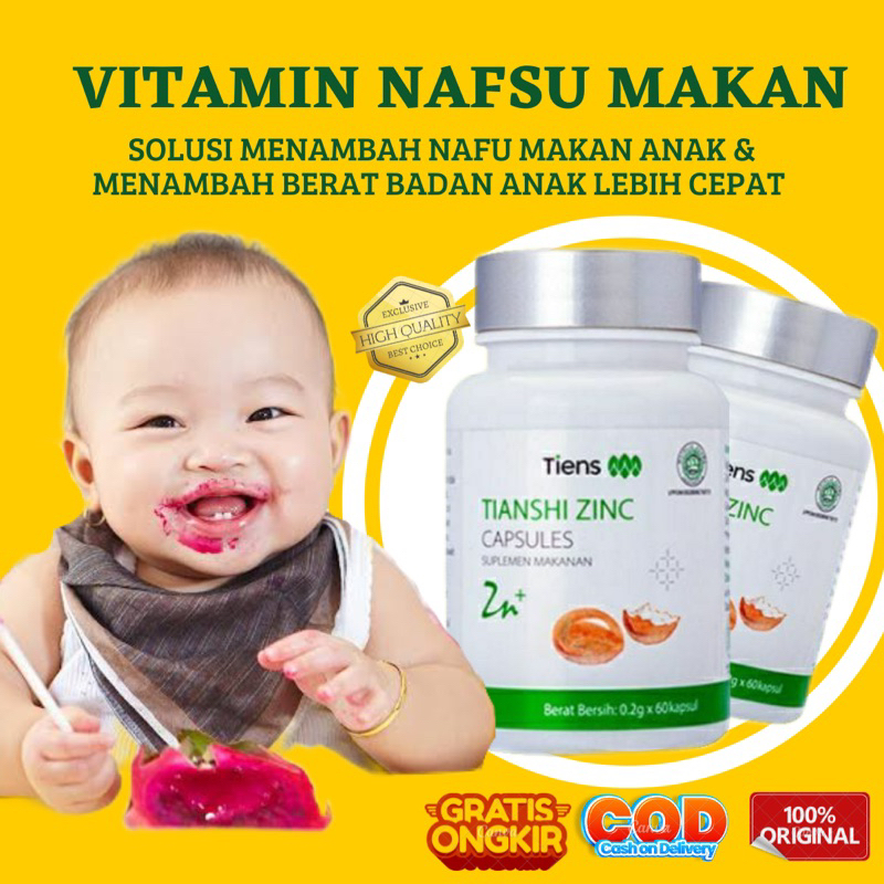 VITAMIN ANAK ZINC KAPSUL ANAK PENAMBAH NAFSU MAKAN ZINC ANAK OBAT NAFSU MAKAN VITAMIN ANAK VITAMIN C
