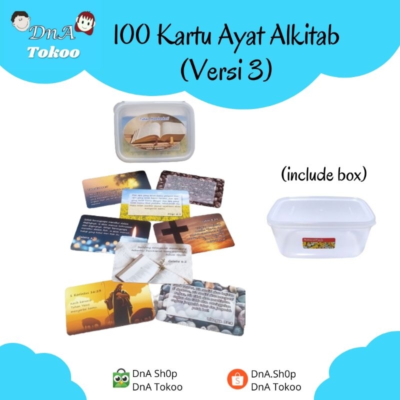 100 Kartu Ayat Alkitab (Versi 3)