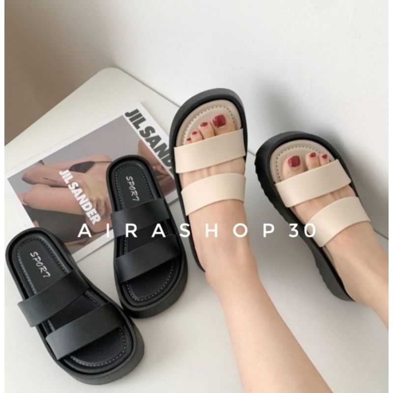 Sandal Jelly Wanita Sandal Selop Wanita Sandal Wanita Ban 2 Sandal Import Wanita