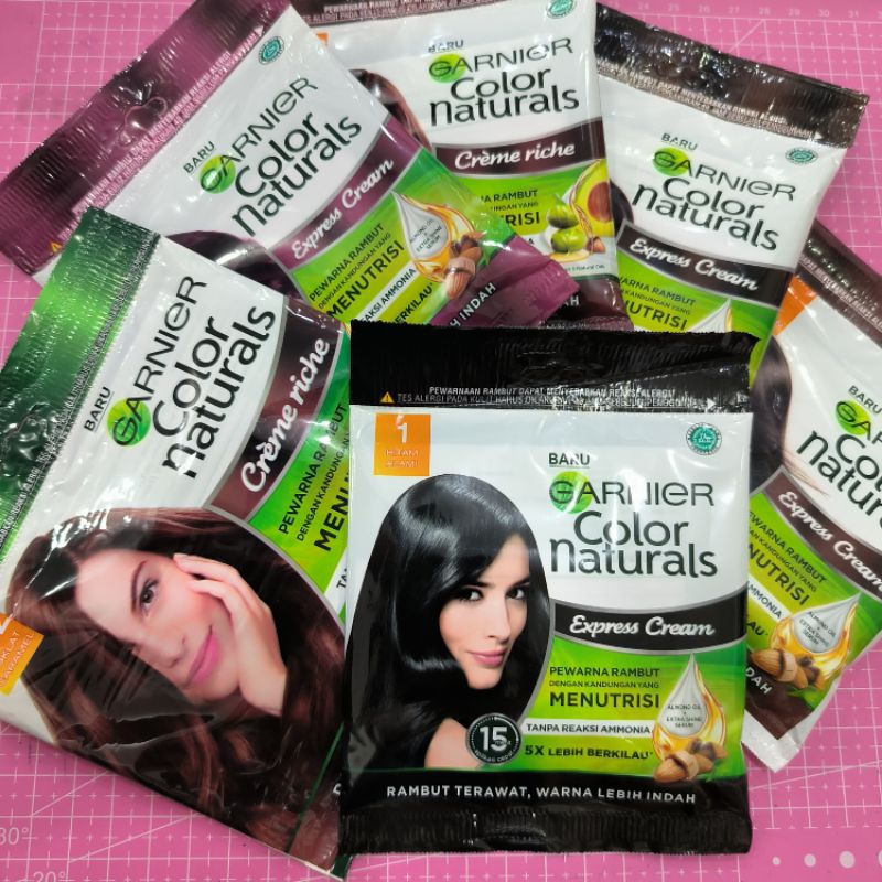 garnier hair color / garnier pewarna rambut original sachet