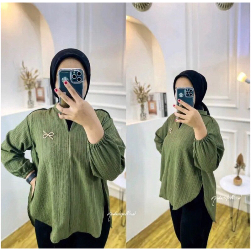 Livia Blouse Outher Lady Crush / Atasan Outher Premium Wanita