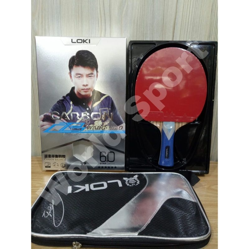 Bat Pingpong LOKI Carbon- Bet Tenis Meja LOKI - LOKI Series - Bet Loki Original