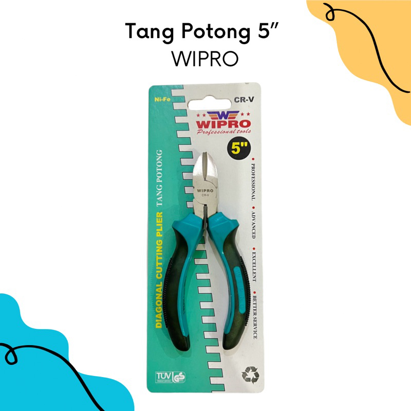 Wipro Tang Potong 5” | Tang Potong Wipro 5” | Tang Potong 5” | Tang Murah | Tang Serbaguna
