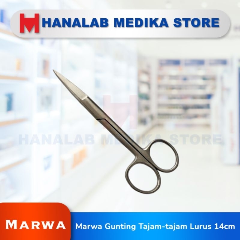 

Marwa Gunting Tajam-tajam Lurus 14cm