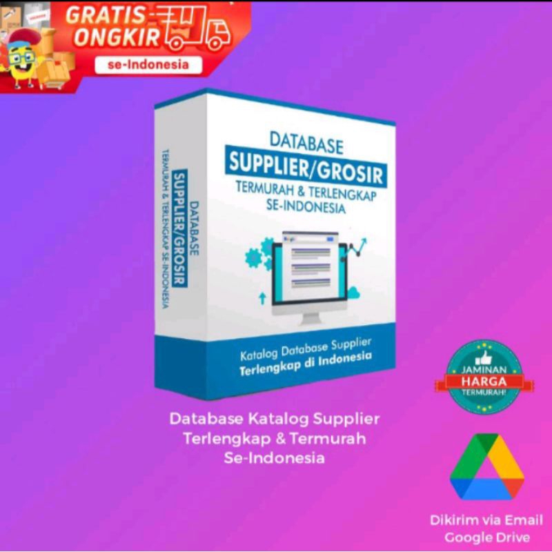 DATABASE katalog SUPPLIER TERLENGKAP
