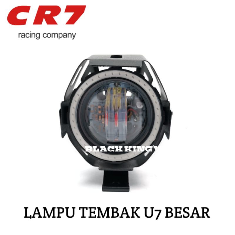 Lampu Projie U7 Besar Lampu Tembak Led U7 Besar Lampu Tembak Transformer Sinar Projie HID Lampu Depan Motor Angel Eye Ring