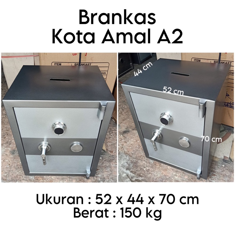Brankas Kotak Amal A2 Kunci Lokal Brangkas Baru Tempat Simpan Uang Tahan Api Safety Box