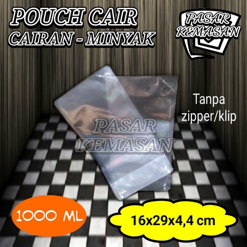 STANDING POUCH PLASTIK KEMASAN POUCH CAIR 1000 ML CAIRAN-MINYAK KPACK