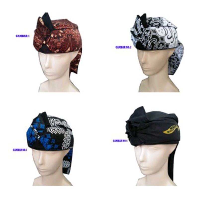 Iket Kepala Blangkon Keratonan Khas Nusantara