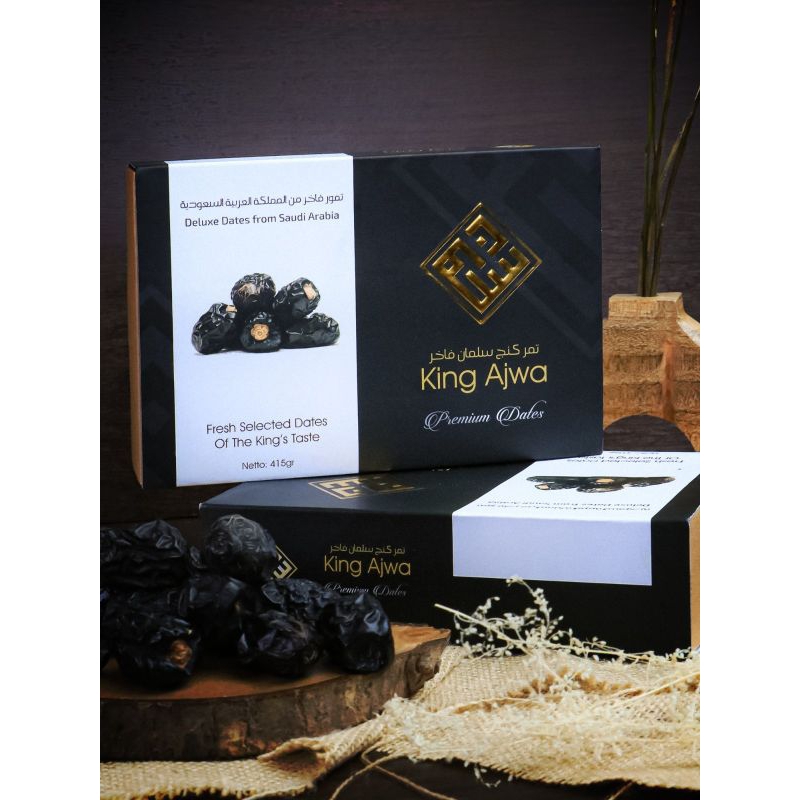 

KURMA AJWA PREMIUM ASLI 100% SAUDI ARABIA KURMA NABI ASLI KING SALMAN