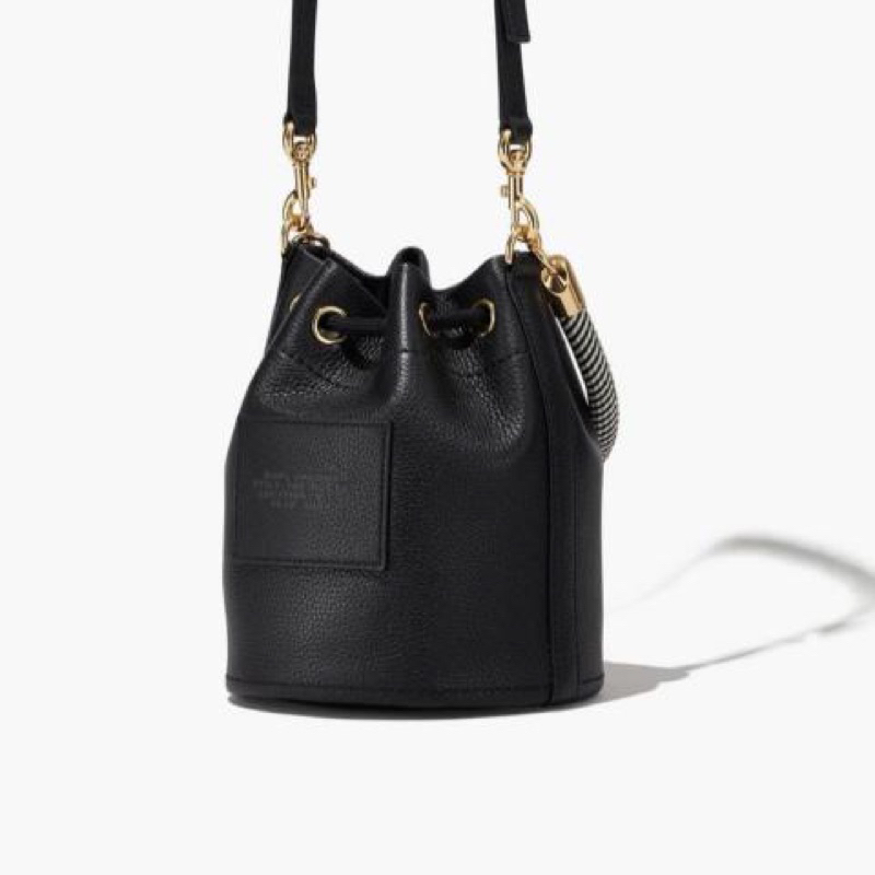 Marc The J Bucket Leather Bag - Black