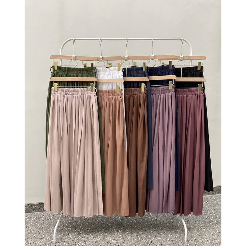 ayana pleated skirt