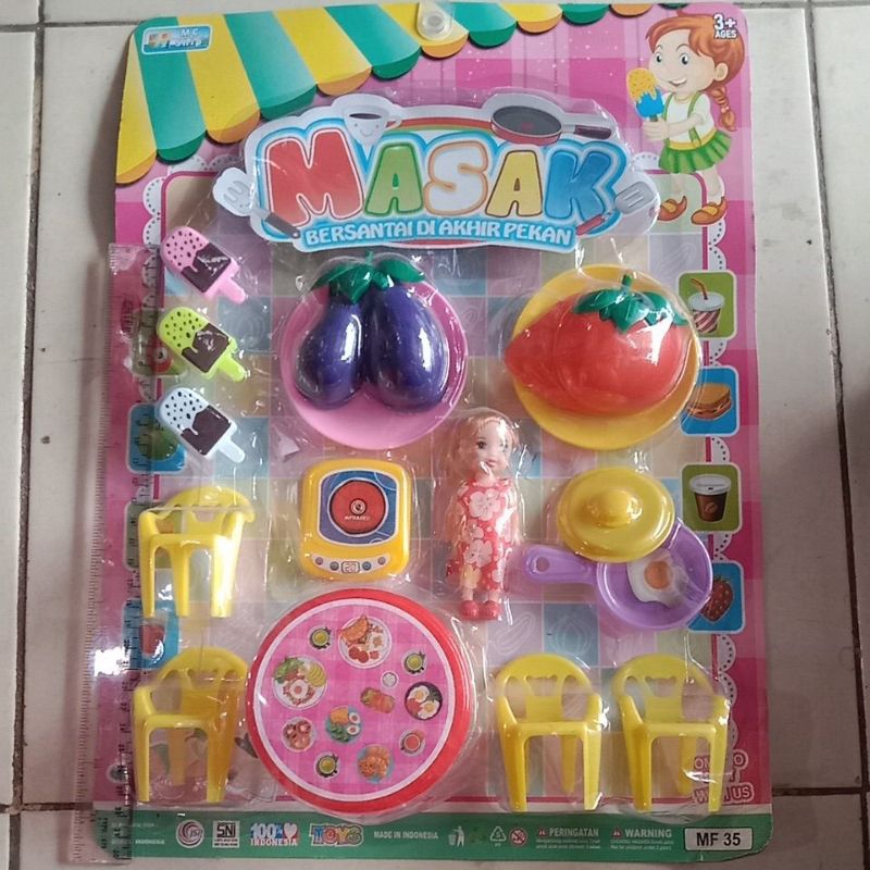 Mainan Masakan Anak Barbie kecil