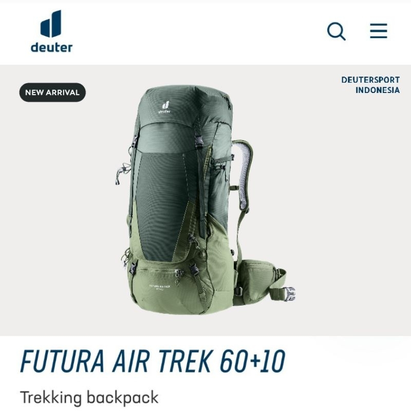 Deuter Futura Air Trek 60 10 Trekking Backpack