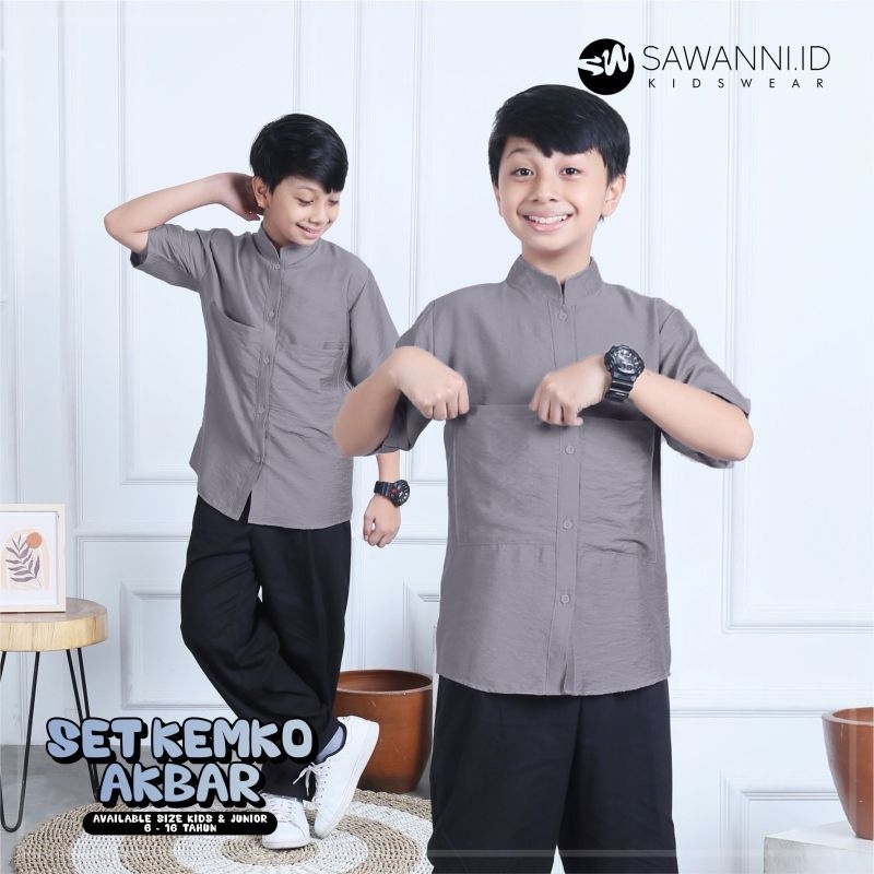 READY IED SERIES SET KEMKO AKBAR By sawannikidswear sawanni