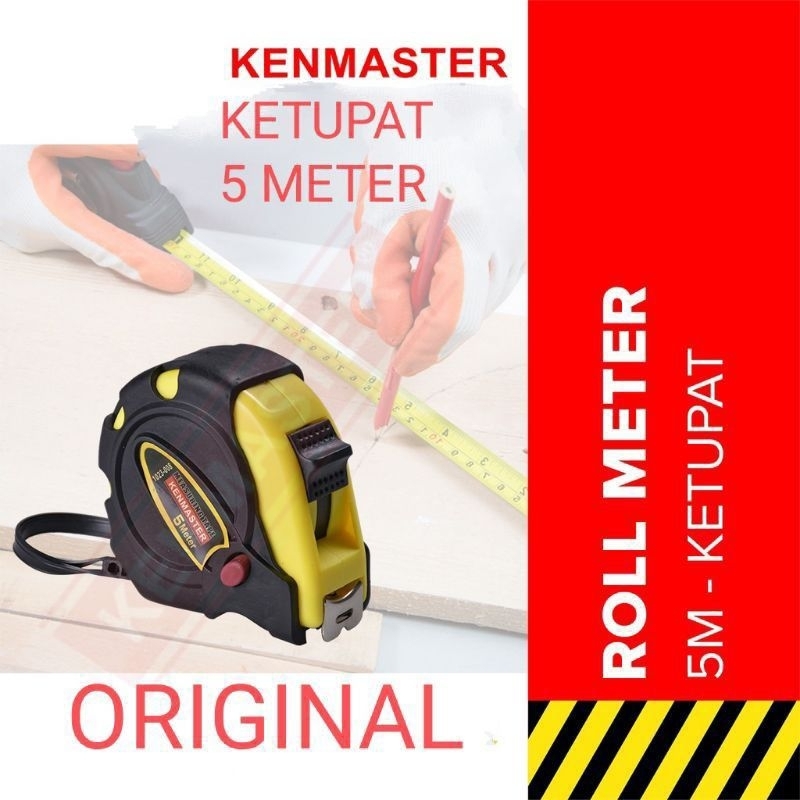 Kenmaster Roll Meter Karet Ketupat 5 Mtr