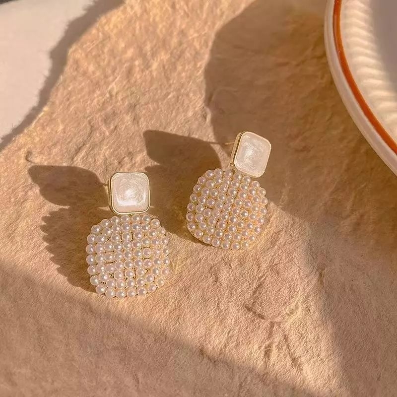Anting Gantung / Anting Panjang Variasi Mutiara Anting Simple Wanita Fashion Anting Hijab UZ