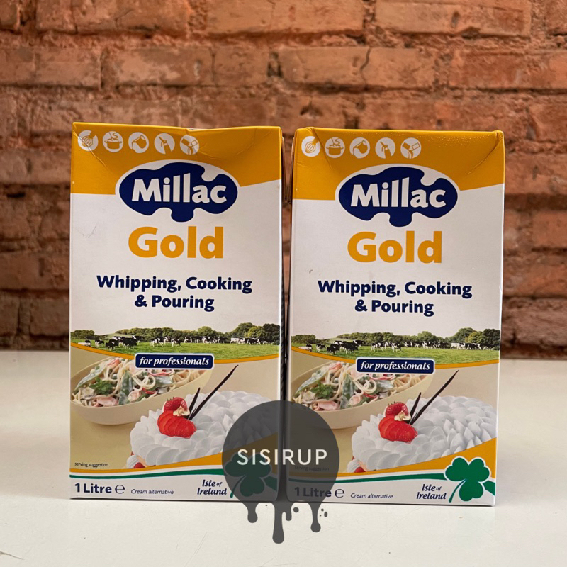 Milac Gold / Non dairy cream / Millac Gold / Whipping Cream / Cooking Cream / Krim Masak