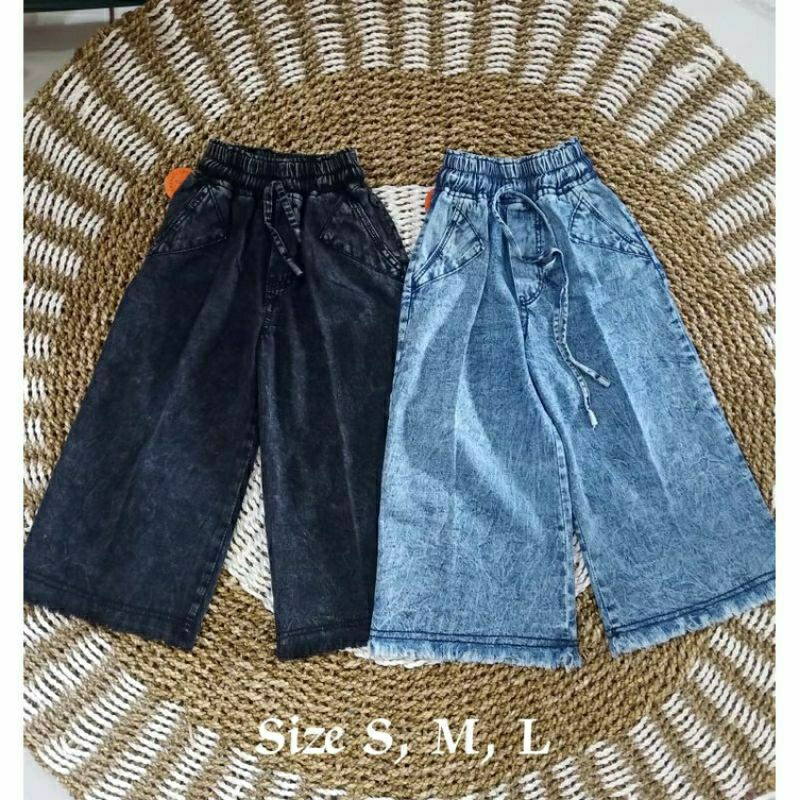 CELANA KULOT ANAK // KULOT JEANS ANAK² USIA 6-13 TAHUN // KULOT JEANS ANAK WANITA // KULOT TANGGUNGA