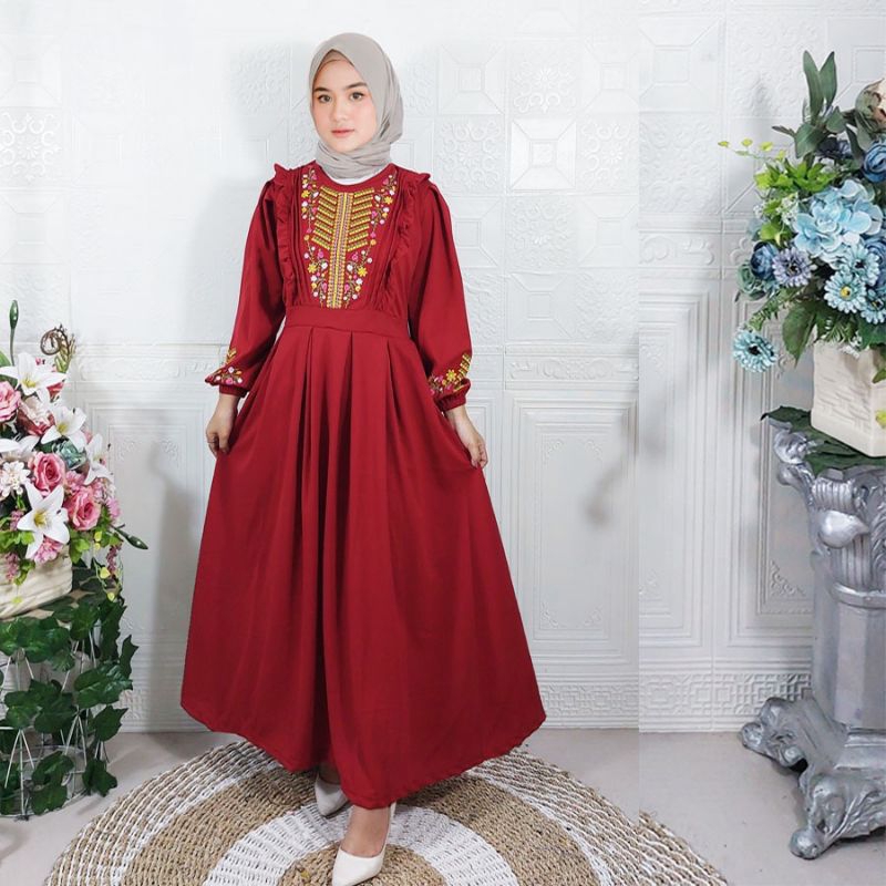 Ruby dress voxy // khasana maxy // gamis voxy babydoll