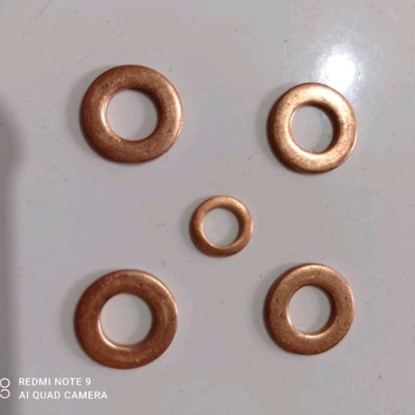 Ring Tembaga Block Head Kop Baut Ancer CB GL Megapro Tiger