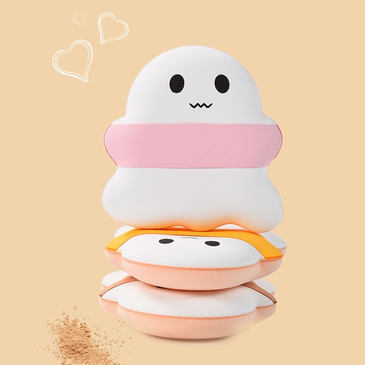 【COD】Puff Bedak Bantal Udara Menebal Bentuk Lucu Puff Rias Spons Penginderaan Udara-CH