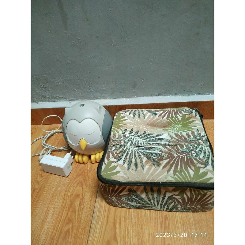 PRELOVED DIFFUSER YOUNGLIVING YL OWL + TAS OIL MOTIF DAUN