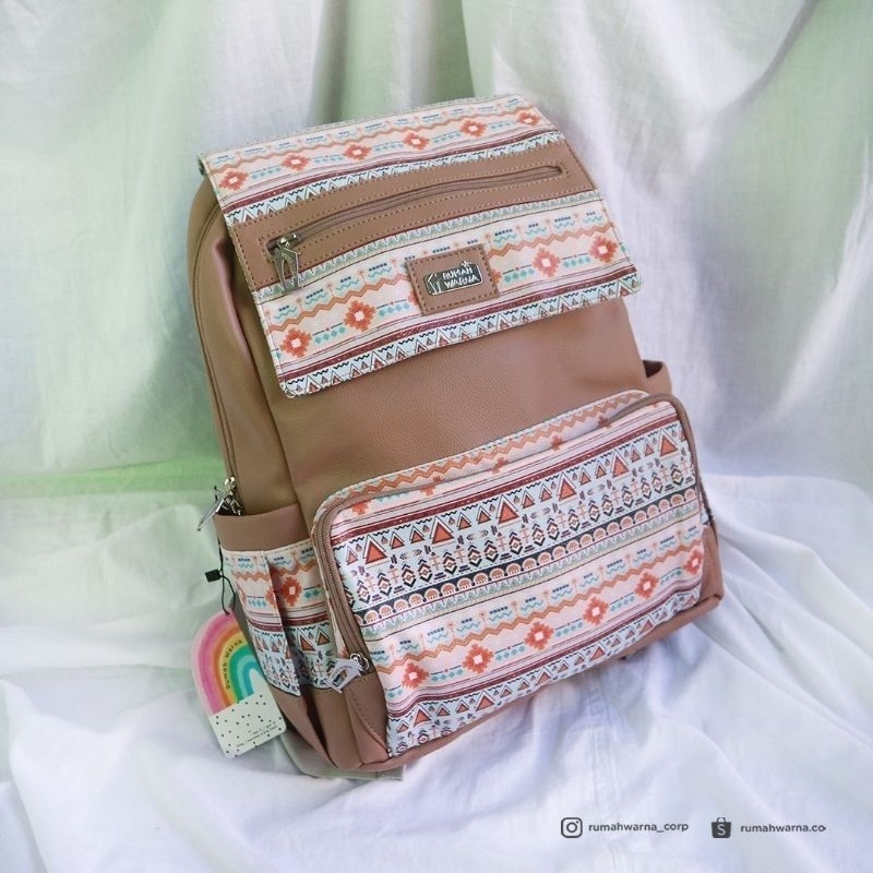 Tas Ransel Rumah Warna Tribal Series