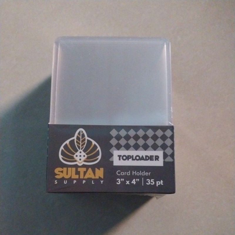 (1 PACK) ULTRA PRO/ SULTAN/ CENTRAL MAINAN TOPLOADER REGULAR 3&quot; x 4&quot;