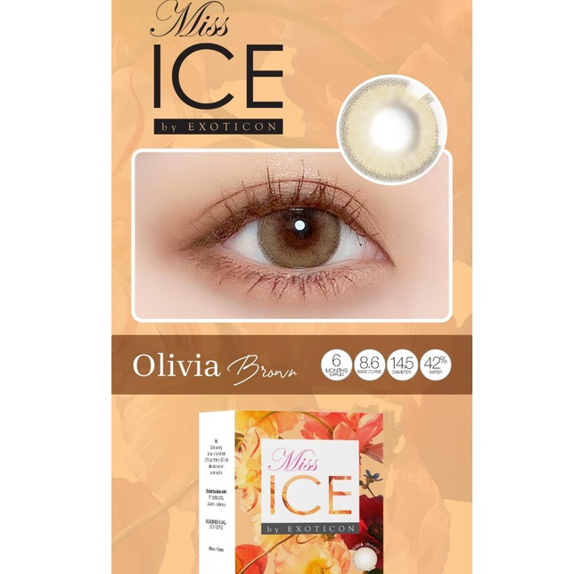 Softlens Warna ukuran minus Tinggi dan Normal Miss Ice Exoticon