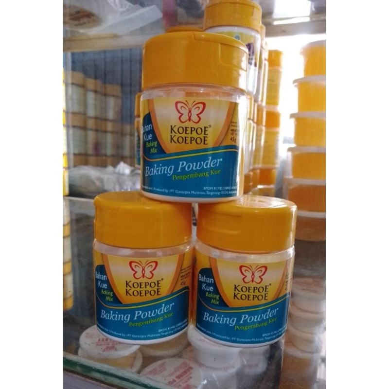 

Koepoe koepoe Baking Powder 45gr bahan kue