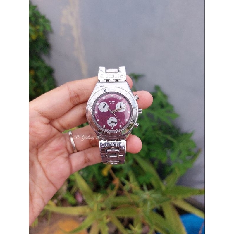 JAM TANGAN SWATCH CHRONO IRONY LADIES