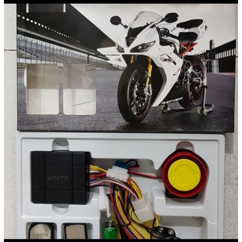 Alarm motor Vinyx +Remote + Baterai