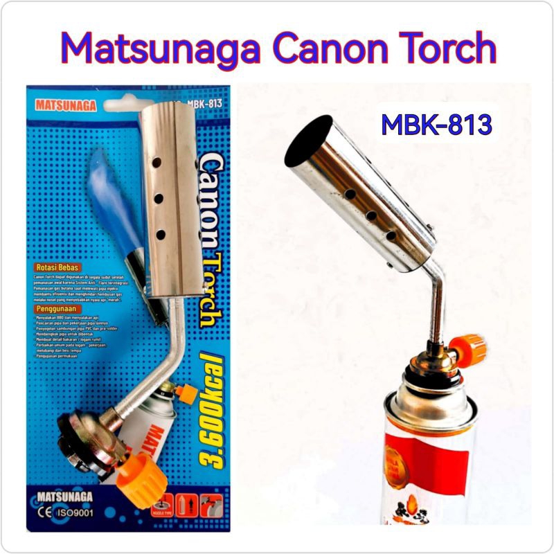 Matsunaga Gas Las Blow Canon Torch 813