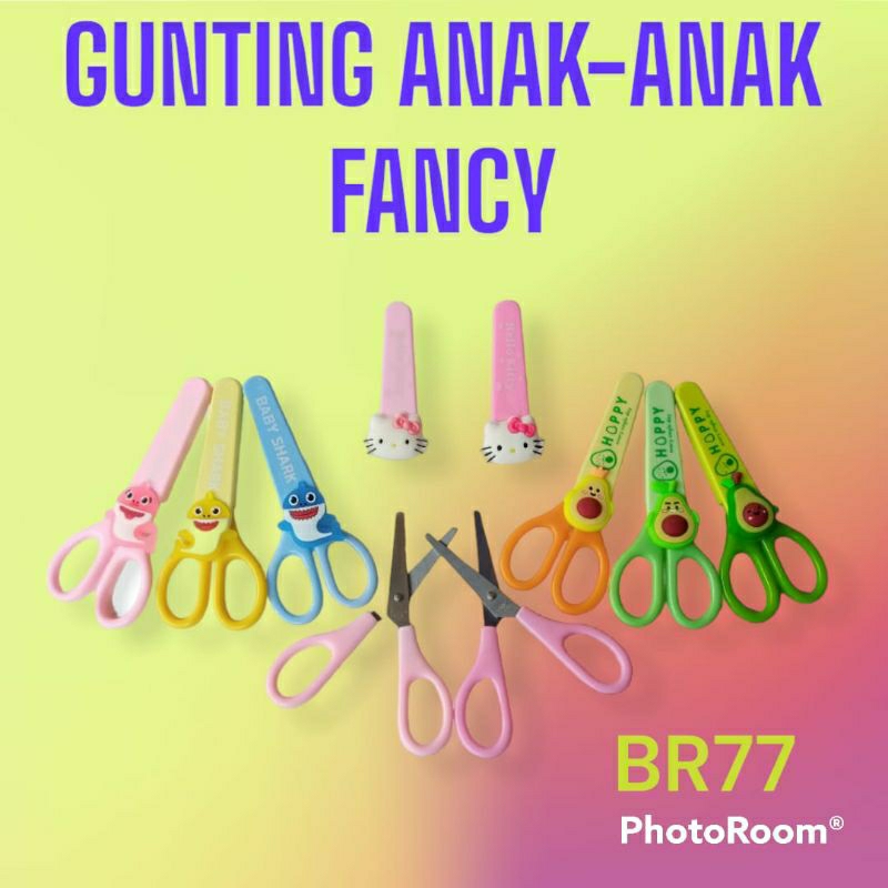 

GUNTING ANAK-ANAK UJUNG TIDAK TAJAM / GUNTING MOTIF FANCY