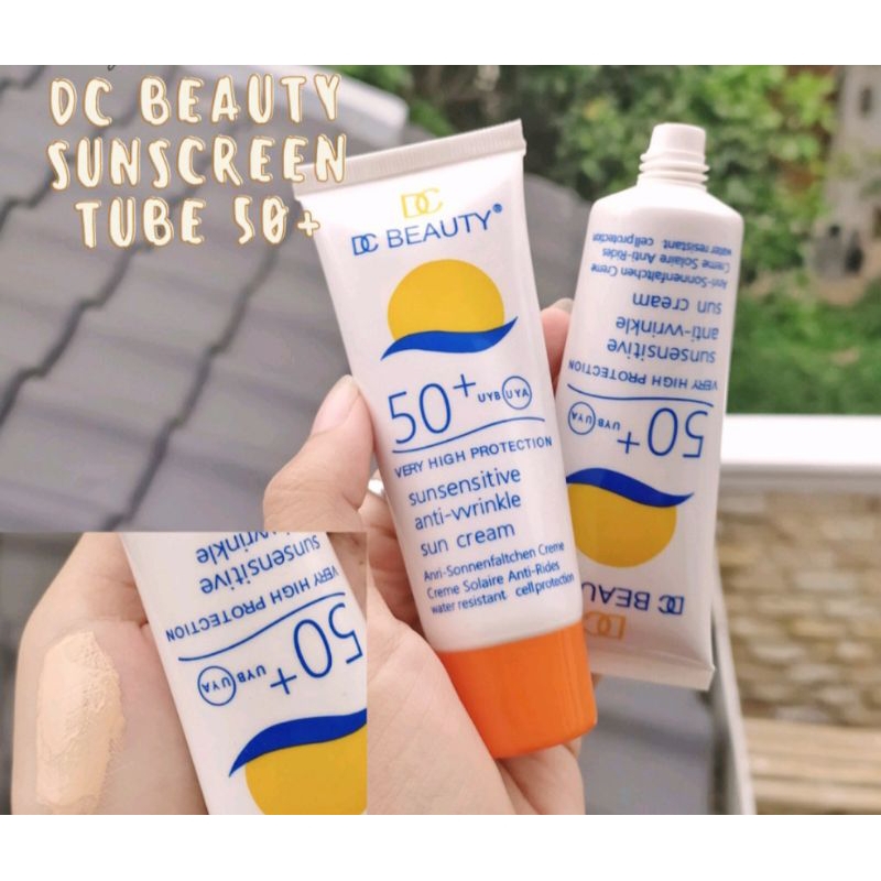 DC SUNSCREEN TUBE - KALIYA DC BEAUTY SUNSCREEN BEAUTY MOUISTURIZING LOTION CREAM