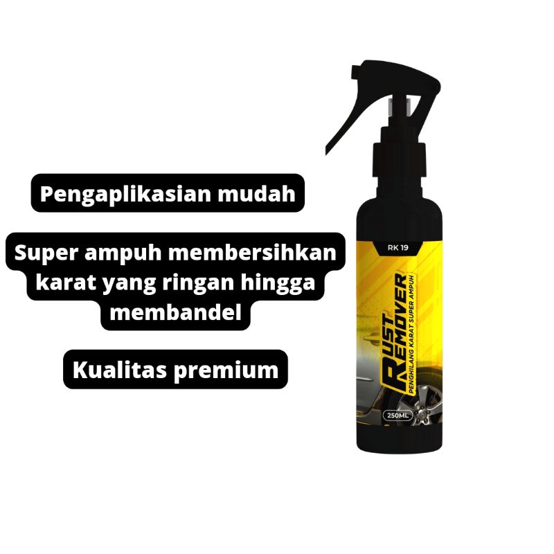 RUST REMOVER Pembersih Karat Besi Logam Alumunium | Obat Karat | Penghilang Karat Mesin Motor Dan Mobil