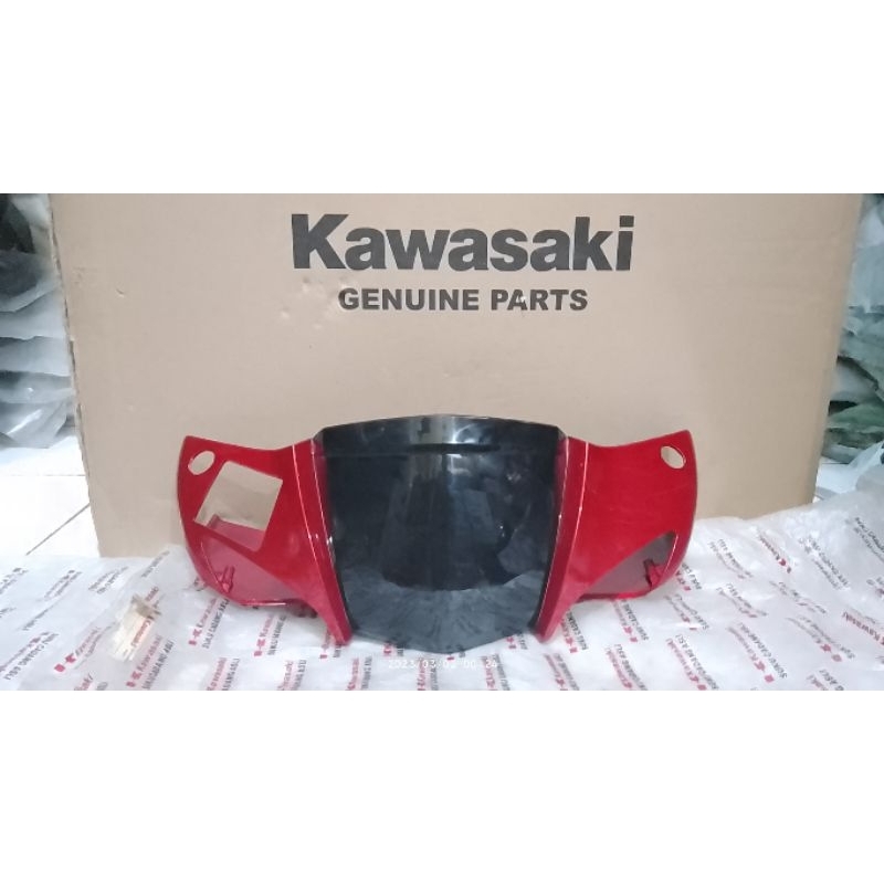 Batok depan kawasaki zx 130 warna merah-hitam original