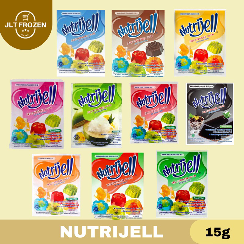 

Nutrijell / Agar Jelly Pudding Kemasan REGULAR - 10g / 30g