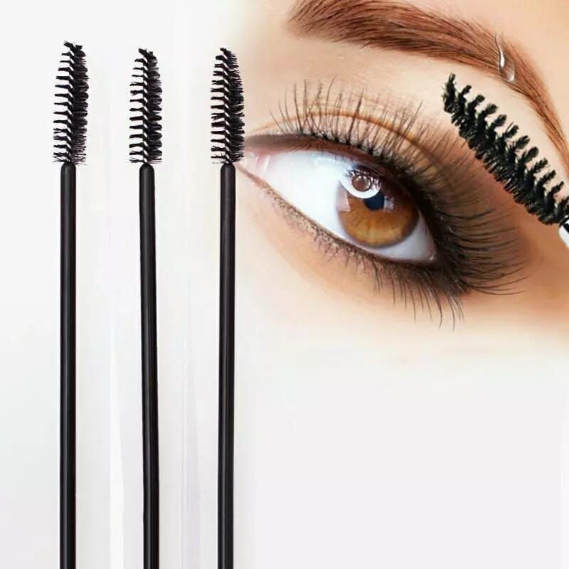 Mascara Wand Applicator / Mascara Wand Brush Sisir Mascara / Eyeliner (50Pcs)