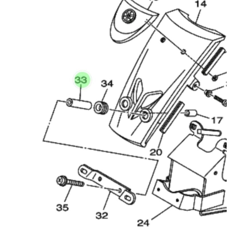 pangkon breket plat nomer depan fiz f1z r force vega lama lengkap