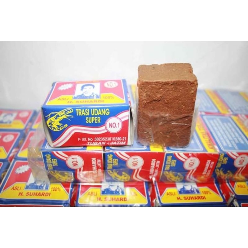 

Terasi H . SUHARDI TERASI NOMOR 1 KAYA MANFAAT TERASI UDANG ORIGINAL NO.1 TERASI H. SUHARDI