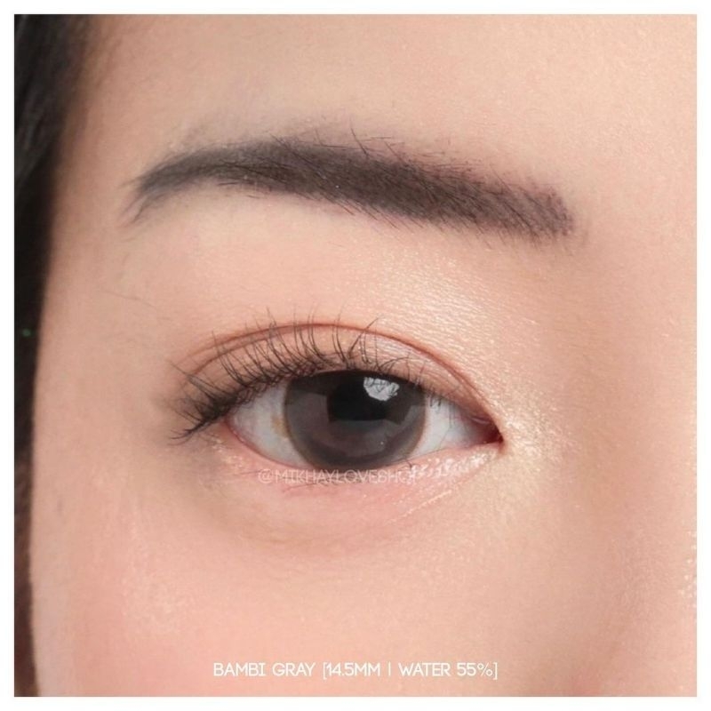 SOFTLENS BAMBI GRAY GREY NORMAL MINUS Original Made In Korea