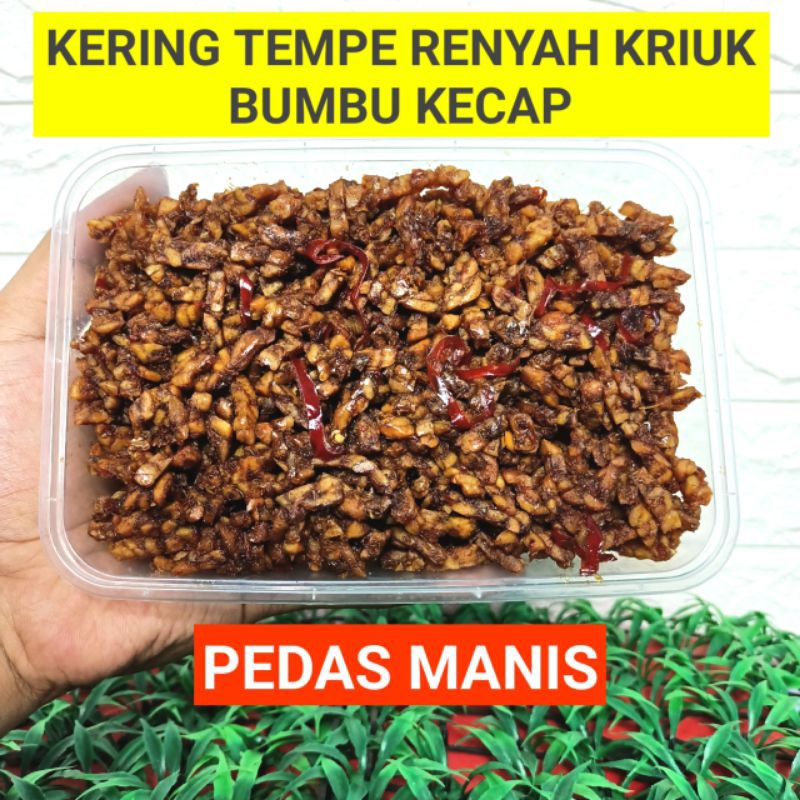 

KERING TEMPE KRIUK BUMBU KECAP PEDAS MANIS HALAL