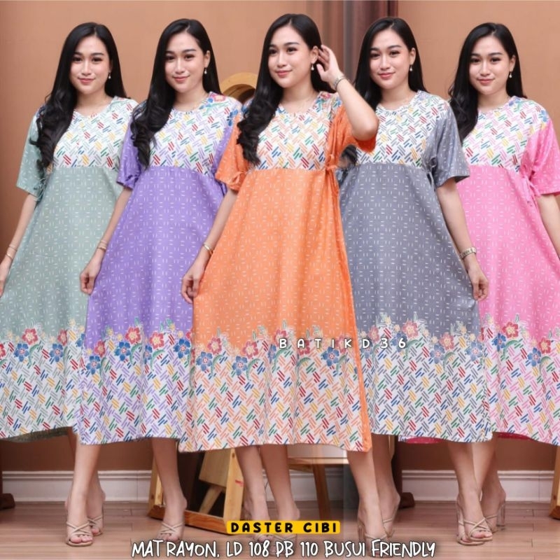 Baju tidur Rayon wanita kekinian cantik adem busui terbaru murah bahan premium halus super nyaman cewek anak  cewe baju tidur motif jual grosir remaja emak rumahan pakaian Tante mamah mami mama gigi nagita ok cantik busui friendly lengan pastel soft melva